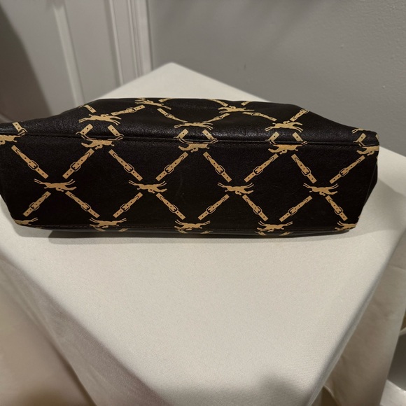 Longchamp Black and Gold Clutch Bag - Picture 6 of 12